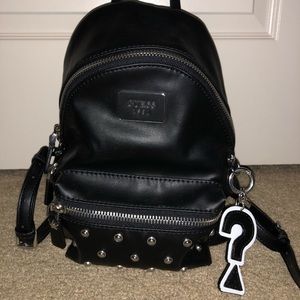 GUESS Black Backpack Purse